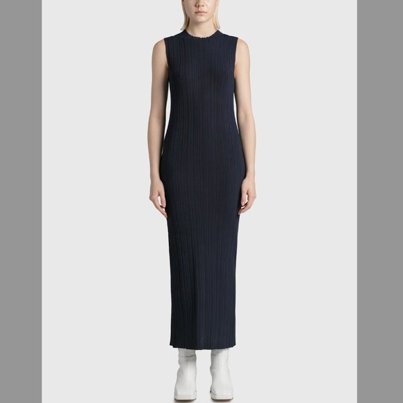 Elegant Navy Maxi Dress - Picture 1 of 4